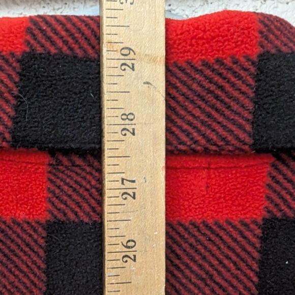 Chaps Sport size 2X vest in red/black buffalo check like new - Picture 10 of 10